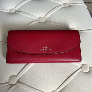 Coach Red wallet